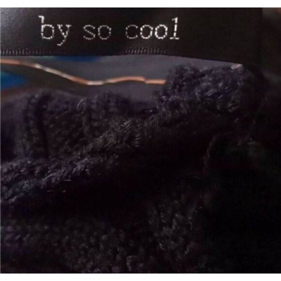 RENEE C. BY SO COOL PLUNGE BLACK KNIT SHIFT DRESS SZ.L EUC. - Picture 8 of 9